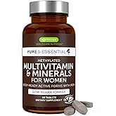 Igennus High Potency Methylated Multivitamin for Women, Pure & Clean Ingredients, MTHFR Supplement with Active B-Vitamins, Vitamin K2 MK7, Gentle Iron, Sustained Released, Non-GMO & Halal, 60 Tablets