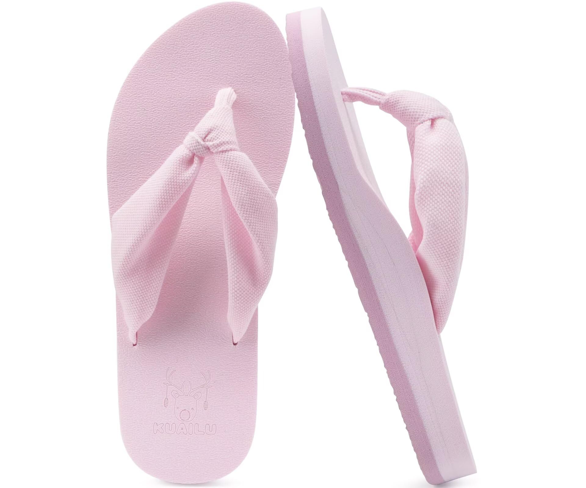 KuaiLu Flip Flops Women Arch Support Yoga Mat