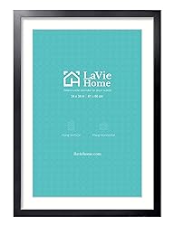 LaVie Home 24 x 34 Picture Frame Black Poster