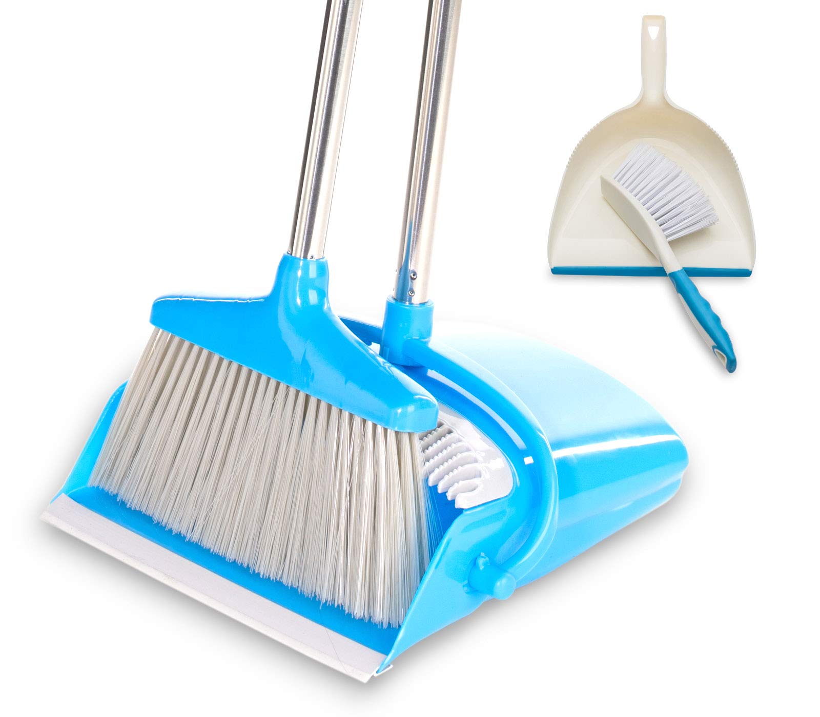 Broom and Dustpan Set Variable Handle Length