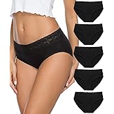 AYMEFF Women's Cotton Bikini Brief Underwear (Available in Plus Size), Multipacks