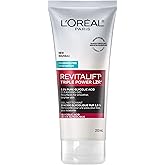 L'Oreal Paris Face Wash Cleansing Gel With 3.5% Pure Glycolic Acid | Revitalift Triple Power Lzr, 200 milliliters
