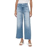 AG Adriano Goldschmied Women's Saige Wide Leg Crop with Panel