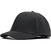 Short Brim Stretch Fitted Baseball Caps Men's Solid Structured Full Closed Cap Curved Brim Elastic Closed Back Hat K272