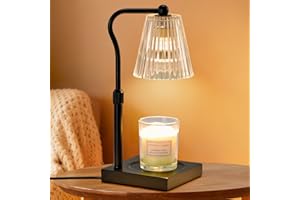 Candle Warmer Lamp with Timer, Dimmable Candle Warmer for Jar Candles, Gifts for Women Mom, Height Adjustable Wax Melt Warmer