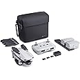 DJI Mavic Air 2 Fly More Combo - Drone Quadcopter UAV with 48MP Camera 4K Video 1/2" CMOS Sensor 3-Axis Gimbal 34min Flight Time ActiveTrack 3.0, Grey (Renewed)