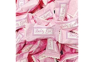 CANDY ENVY Buttermints - 13 oz. Bag - Approximately 100 Individually Wrapped Mints (Its a Girl)