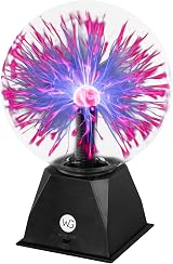 WICKED GIZMOS WG 8'' Plasma Ball Touch Sensitive Glass Lightning Sphere view 8