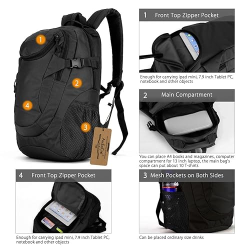 ArcEnCiel Motorcycle Backpack Tactical Bag Army Pack Rucksacks for