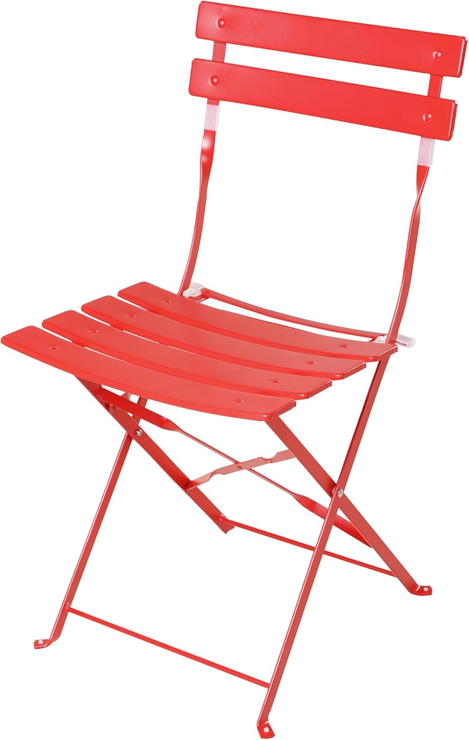 Grand patio Premium Steel Patio Bistro Set, Folding Outdoor Patio Furniture Sets, 3 Piece Patio Set of Foldable Patio Table and Chairs, Pink : Garden & Outdoor