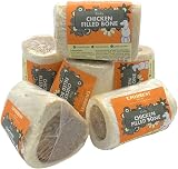 T. Forrest 6 x 3" Meat Filled Bones Dog Treats UK Produced Chicken