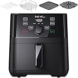 Instant Vortex 4QT Air Fryer with Accessories & Customizable Smart Cooking Programs, 4-in-1 Functions that Crisps, Roasts, Ba