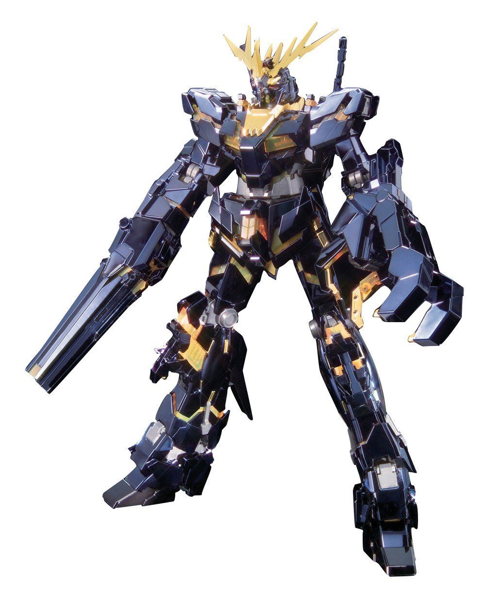 BANDAI Hobby Banshee Titanium Finish Master Grade 1/100 RX-0 Gundam Unicorn Unit 02 Action Figure