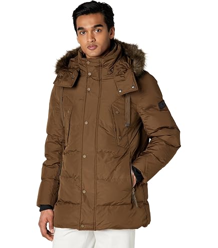 Amazon.com: Moose Knuckles Men's Stirling Parka, Army/Black Fox