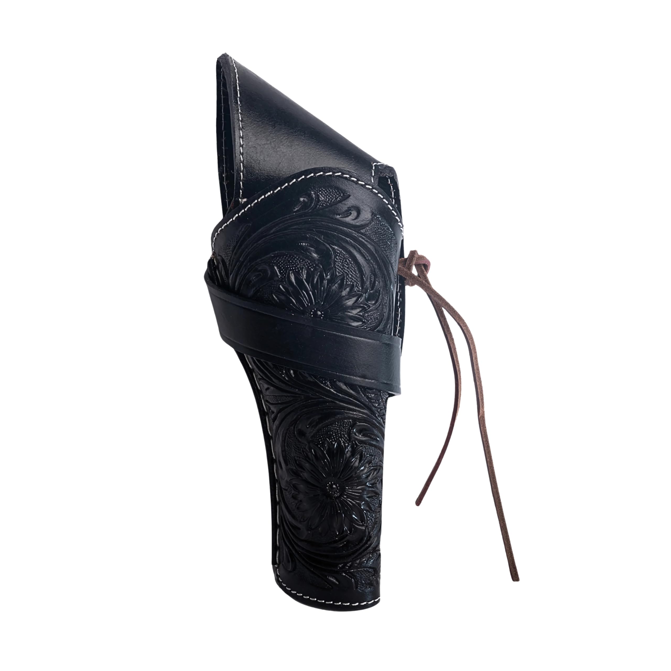 Hulara Full Grain Buff Leather Cross Draw Holster for 4" to 6" Revolvers