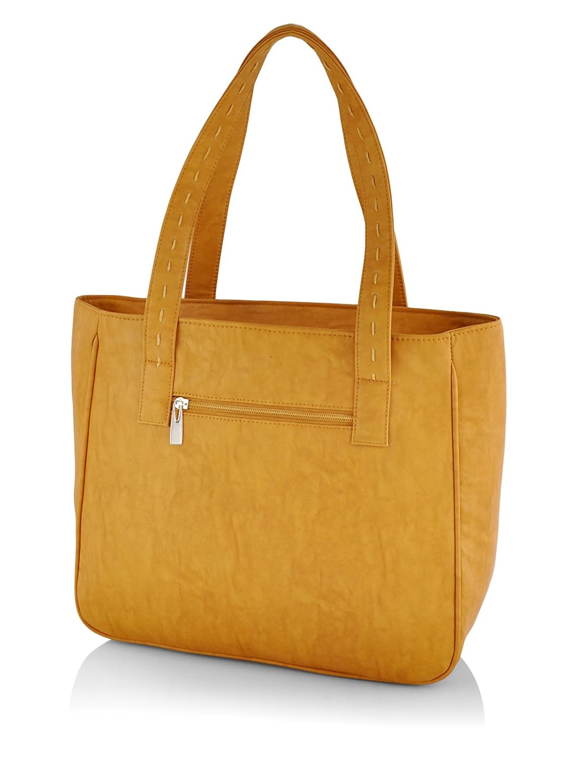 butterflies women's handbag (mustard) (bns bs008msd)