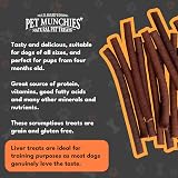 PET MUNCHIES Beef Liver Sticks Dog Treats 90g Grain Free Premium Protein view 4