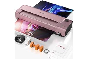 11 x 17 Laminator, Thermal & Cold Laminator Machine, Auto-Feed Jam-Free, Includes 20 Sheets, Cutter & Corner Rounder, for Pho