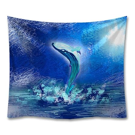 Tapiz Colgante de pared Tapices de pared azul Mundo ...