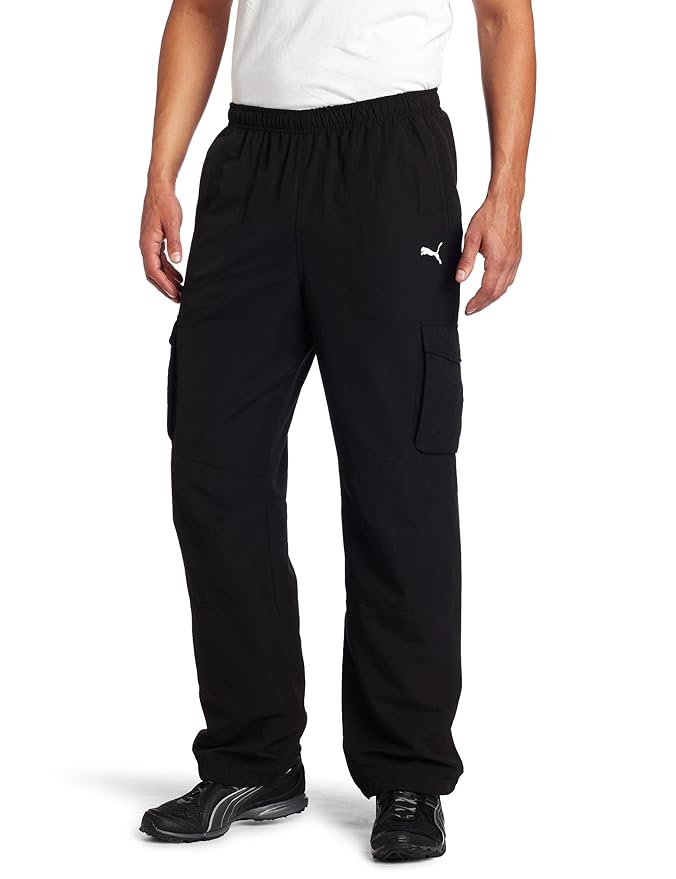 PUMA Apparel Men's Cargo Pant, Black, Medium Amazon.in Clothing