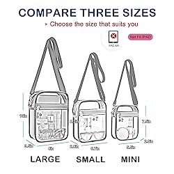 USPECLARE Clear Purse Stadium Transparent Messenger