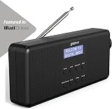 groov e Vienna DAB/FM Digital Radio with Alarm Bluetooth 40 Presets Black view 4