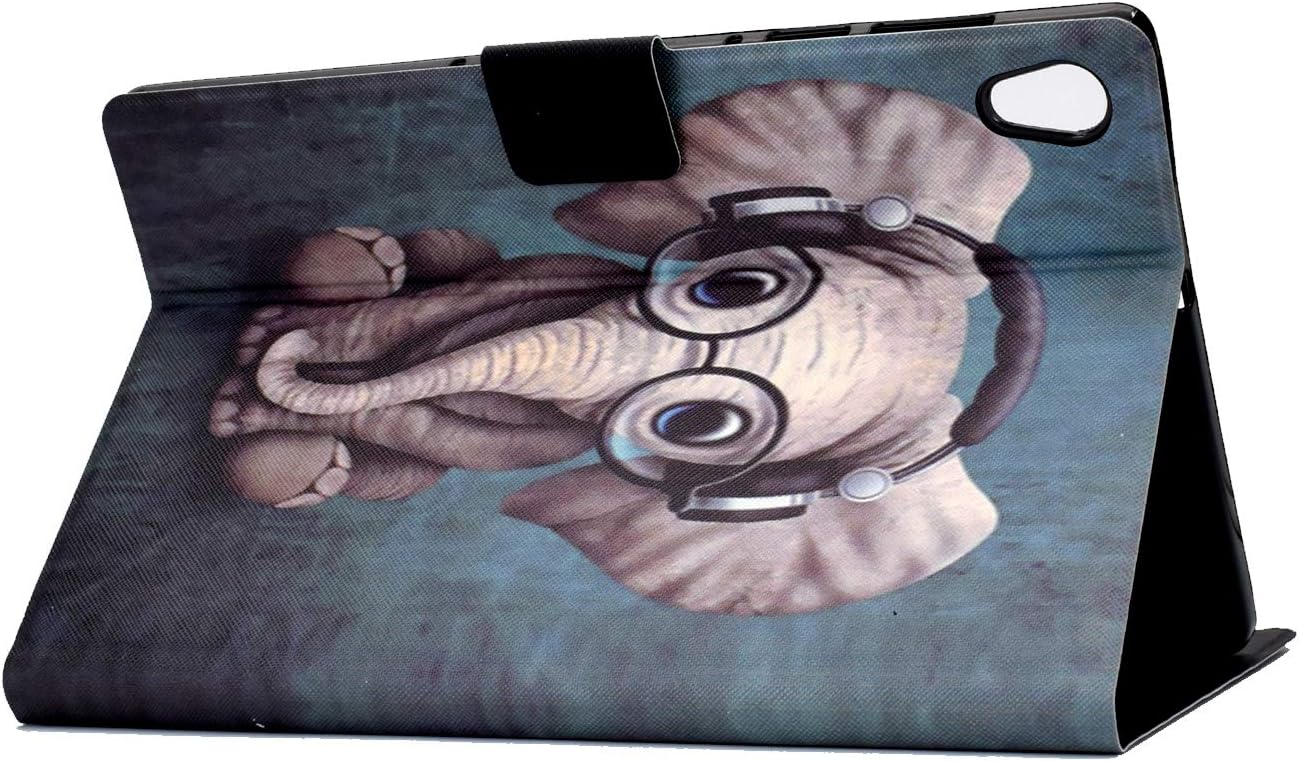 AsWant Lenovo Tab M10 HD 2 Gen Case PU Leather Folio Flip Wallet Cover Magentic Closure Tablet Case with Card Slot for Lenovo Tab M10 HD 2 Generation 10.1 Inch TB-X306X/TB-X306F Elephant Baby - Image 5