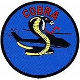 Bell&reg; AH-1 Cobra Patch &ndash; Plastic Backing/Sew On, 4" Officially Licensed