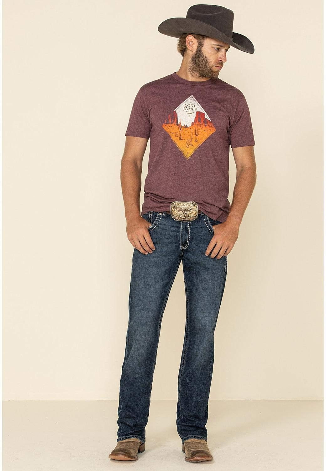 rock 47 denim slim boot