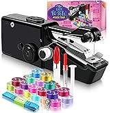Lightweight and Easy Operated Cordless Handheld Sewing Machines for Beginners,Mini Hand Sewing Machine with Accessory Kit, Portable Sewing Machine for Home Quick Repairing and Stitch Handicrafts