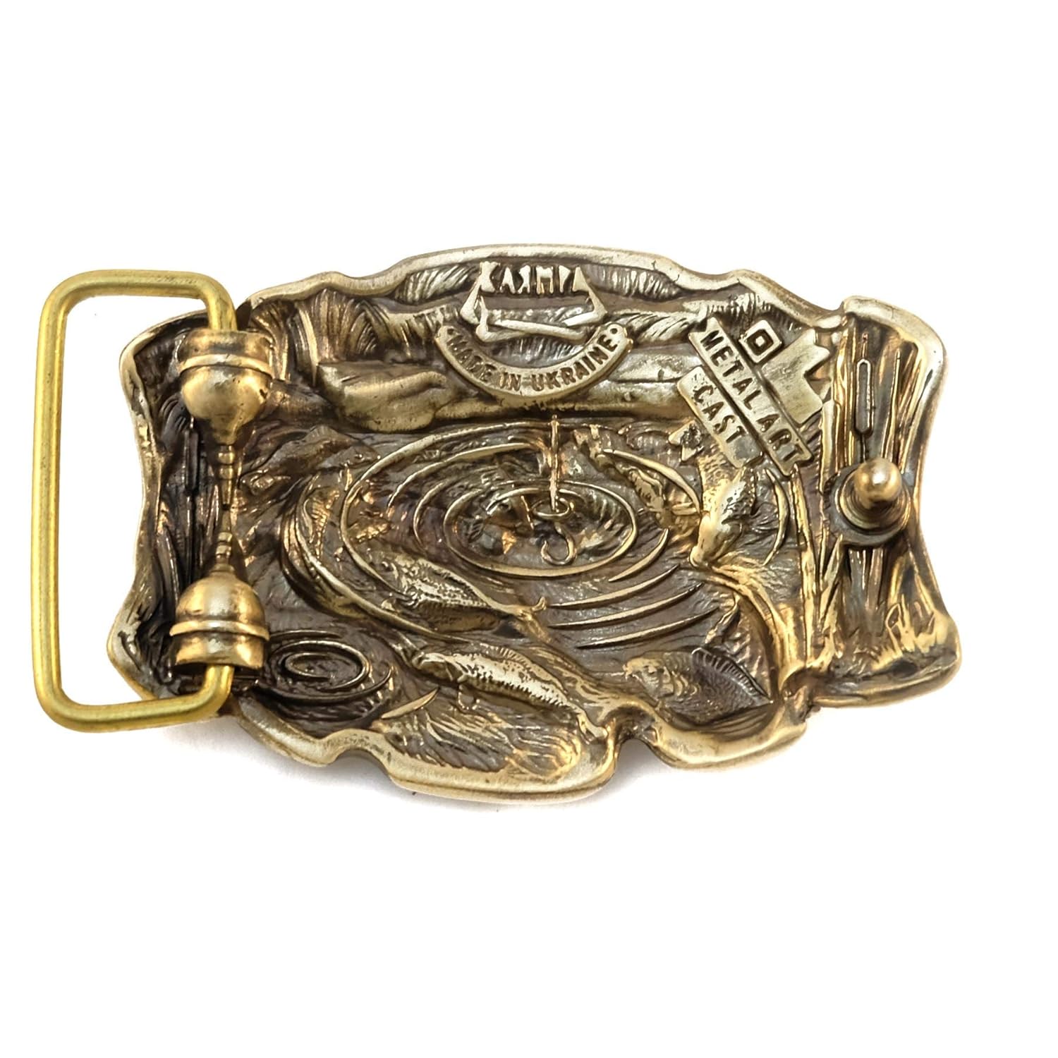 fish belt buckle