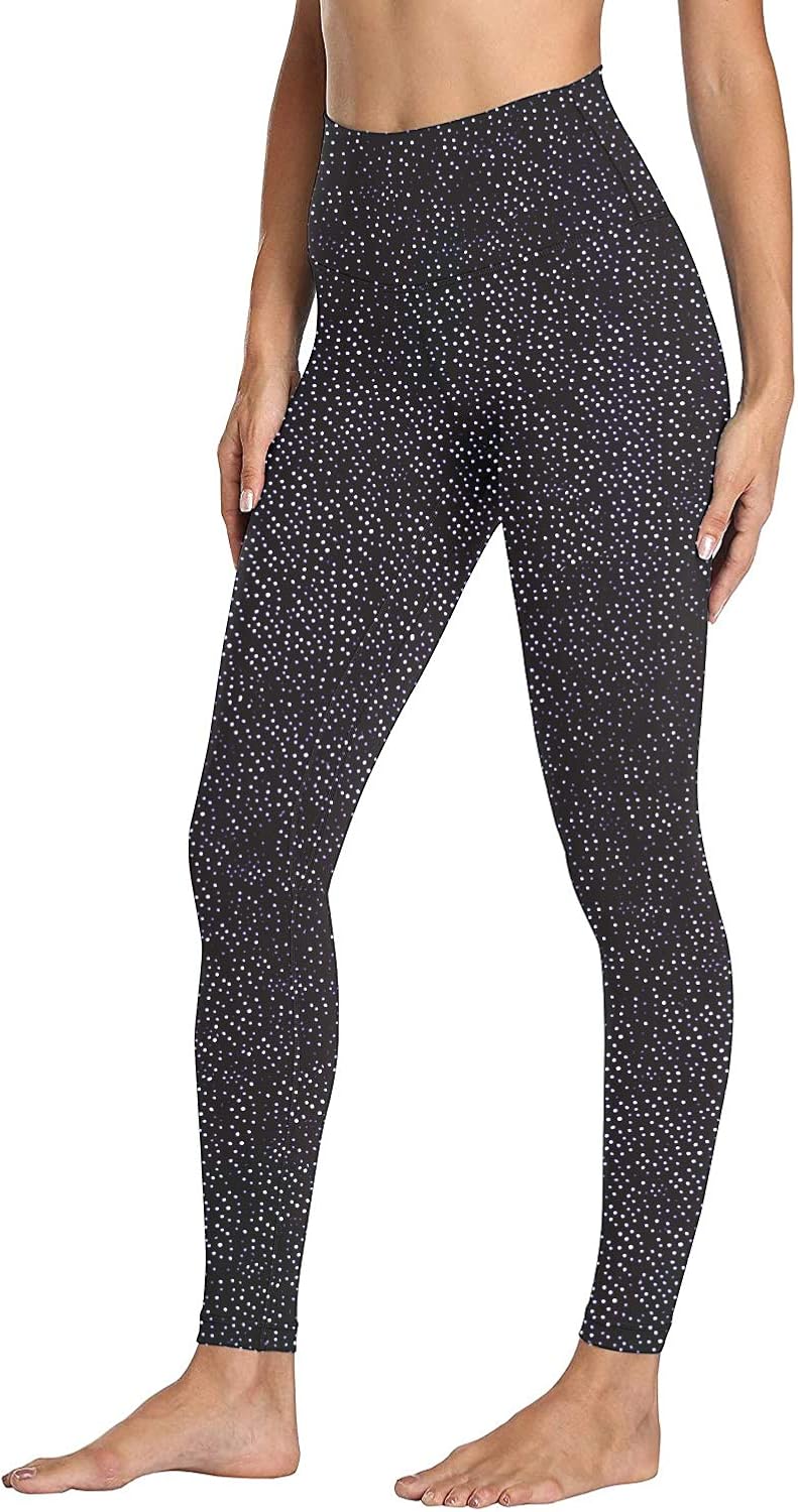 Cotton Black Leggings for Women Non See Through-High Waist Soft Tummy Control Workout Yoga Pants-Plus Size&Warm: Clothing