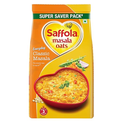 Saffola Masala Oats, Classic Masala, 500g