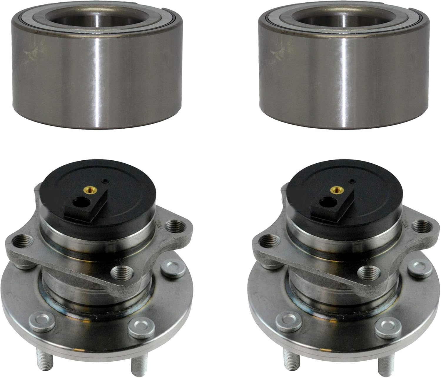 Detroit Axle 4PC Front Wheel Bearing Press Assembly and