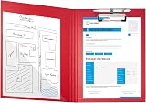 Exacompta Balacron A4 Clipboard Red - 23x32cm Holds A4 Documents view 2