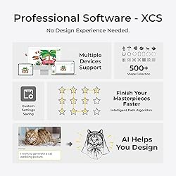 xTool P2 55W CO2 Laser Cutter, Smart Desktop CO2
