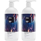 IGK Extra Love Conditioner Liter 2-Pack – Sulfate-Free Shampoo for Hydrated, Strengthened & Healthy Hair