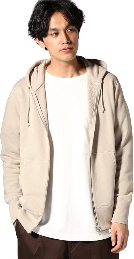 Amazon ループウィラー Loopwheeler ループウィラー For Lowercase Zip Parka S ベージュ A トレーナー パーカー 通販