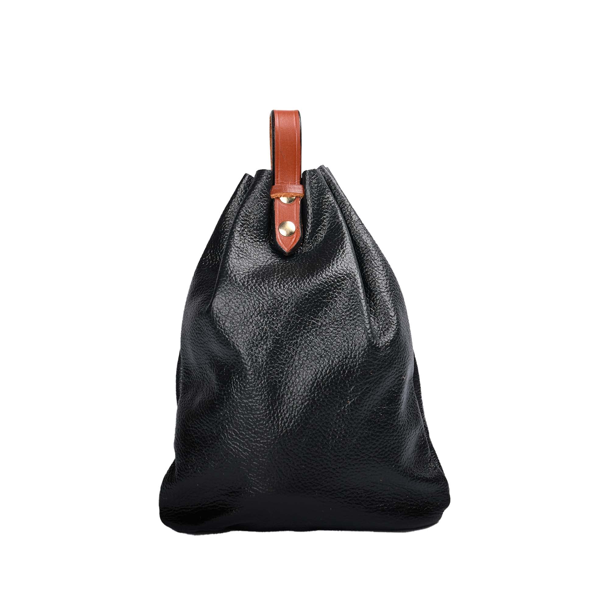Wonder Care Genuine Leather Vintage Purse Drawstring Pouch Gift Bag Jewelry Storage Bag Coin Purse Renaissance Leather Pouch for Men/Women