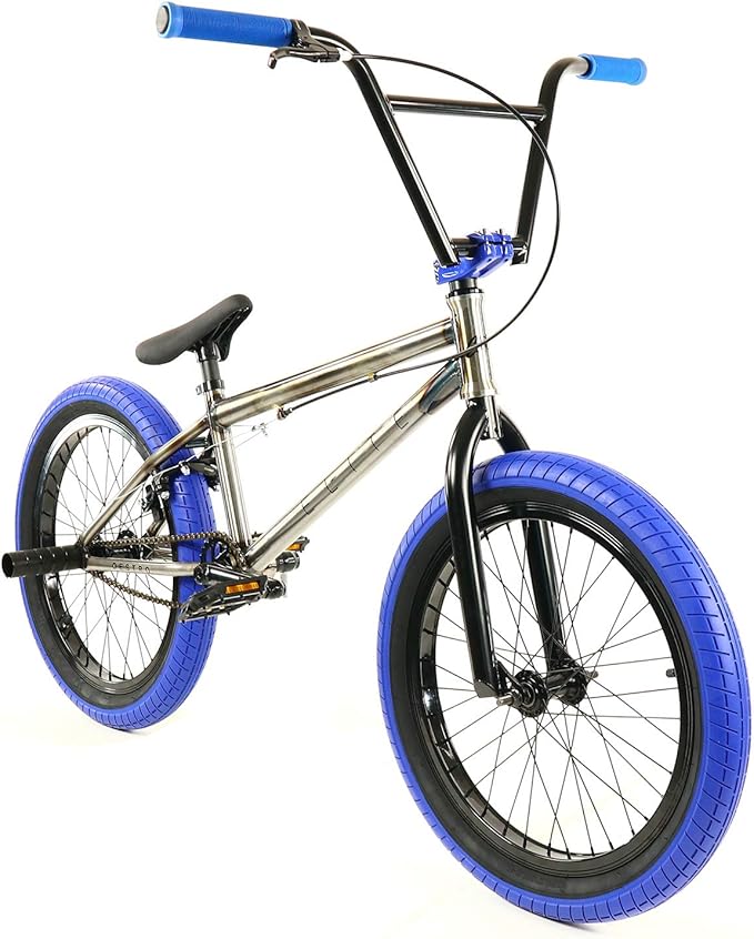 Elite BMX 20" Destro Bike (Raw/Blue) Amazon.co.uk Sports & Outdoors