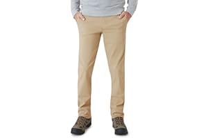 Weatherproof Vintage Men's Regular Fit Excursion Pants - Ultra Stretch Casual Flat Front Chino