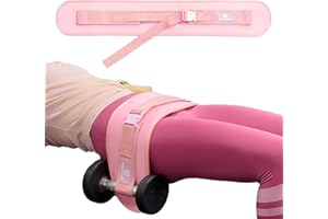 WOOTMIN Hip Thrust Belt - Fully Upgraded for Dumbbells With Wider and Longer Anti-Slip Pads - More Comfortable for Home Gym