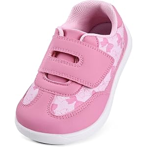 WateLves Toddler Little Kids Wide Shoes Girls Boys Barefoot Sneakers Zero Drop Walking Lightweight Non-Slip Shoes
