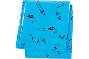 Ready 2 Learn Messy Mat | Protect Tables and Floors While Crafting | Washable High Chair Mat | Waterproof | Reusable and Lightweight | 60”L x 60”W
