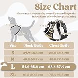 rabbitgoo Dog Harness Large No Pull Adjustable Reflective Beige L view 2