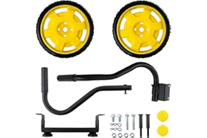 KIKITE Generator Wheel Kit Compatible with Champion 2800-4750w with Folding Handle and Never-Flat Tires, Generator Replacement Parts 40065