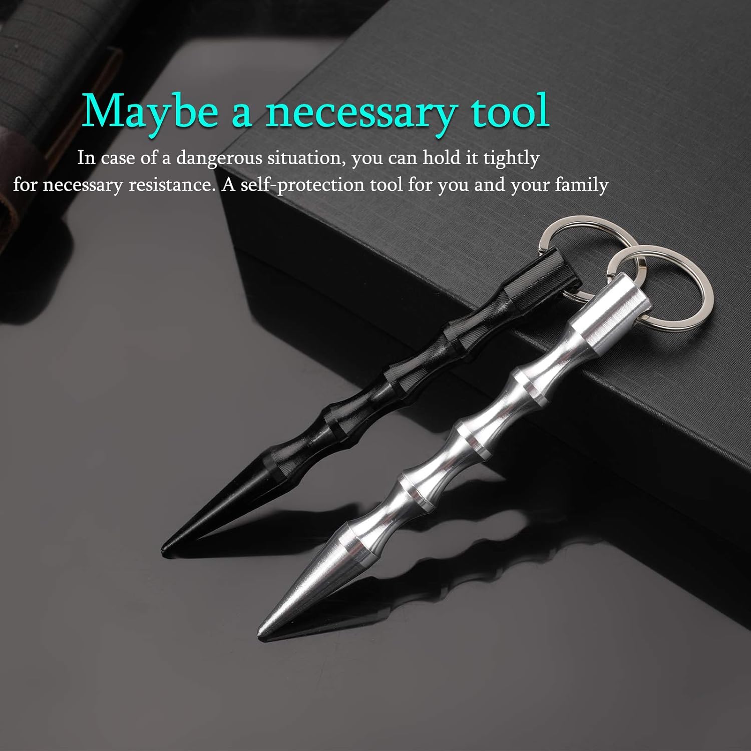 Hand-held Aluminum Keychain Tool Sturdy Key Chain Tools for Key Hanging Parcels Carrying 2pc : Sports & Outdoors