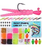 buck creek lures セット Amazon.com : LURELINK 165-Piece Trout Lure Kit for Creek & River