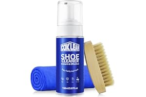 Coklean Foam Shoe Cleaner, White Sneaker Cleaner Kit for Tennis Shoes, Running, Golf, PU, Nubuck,Sole, Shoe Cleaning Kit