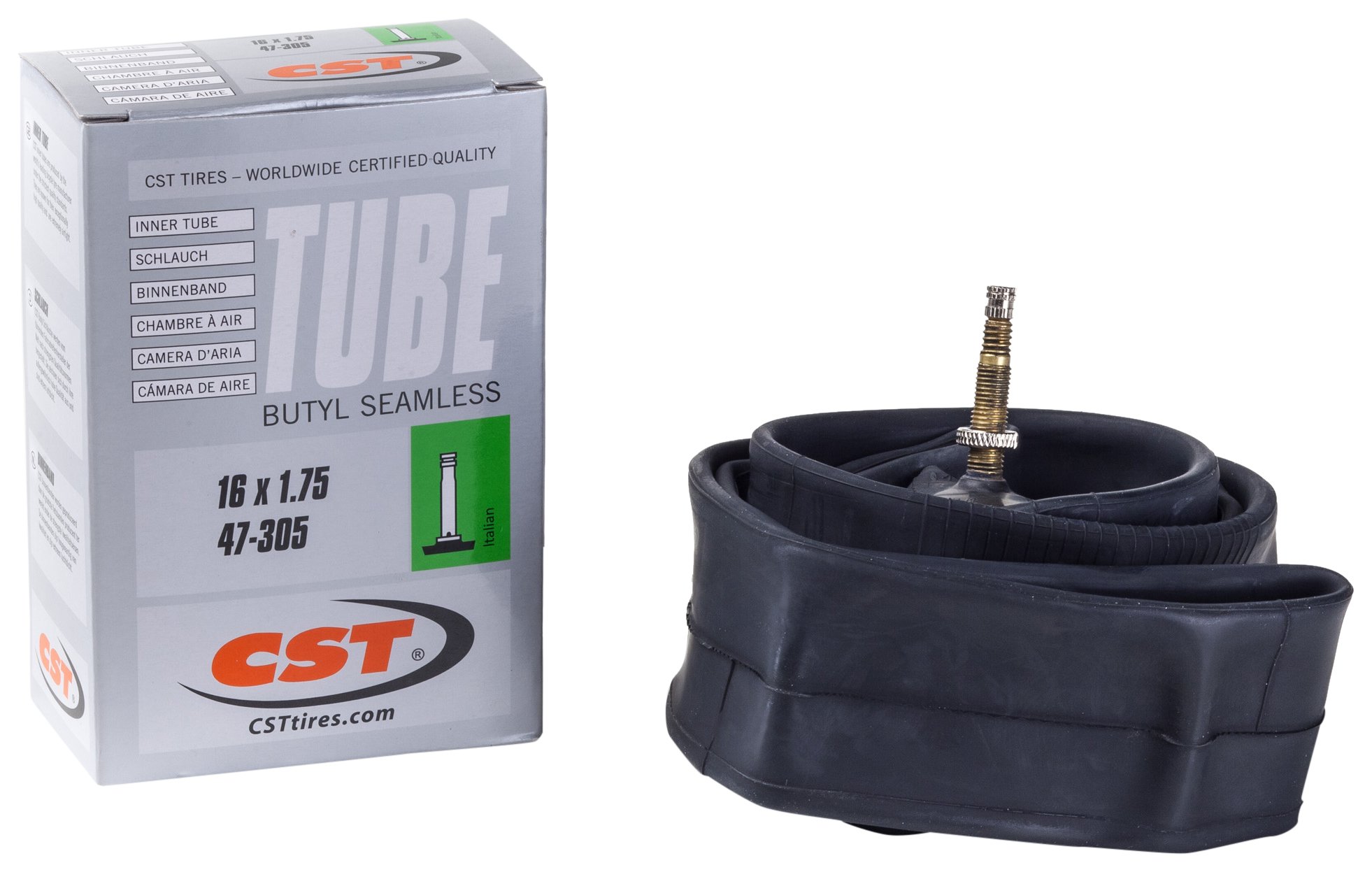 CST Cicli Bonin Unisex Adult Camere Regina Tube - Black, One Size/29 mm